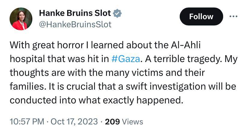 Minister Bruins Slot on X