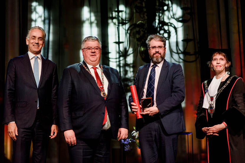 Eliot Higgins awarded Treaties of Nijmegen Medal