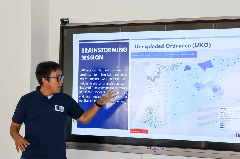 Safety briefing International NGO Safety Organisation Syria